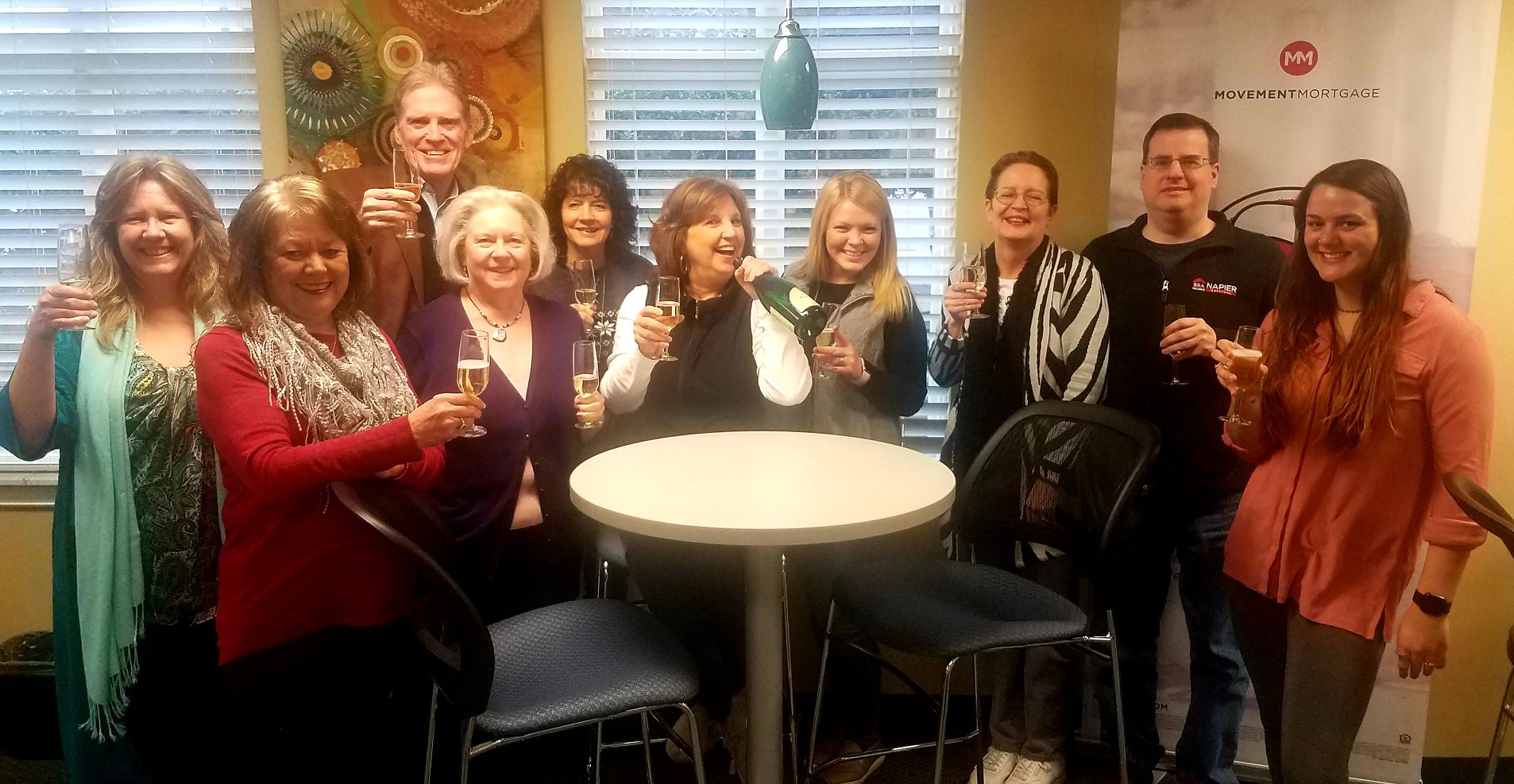 Napier ERA Midlothian team celebrations